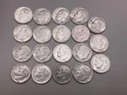  Preview image for Lot# 218 - LOT OF 19 SILVER ROOSEVELT DI 