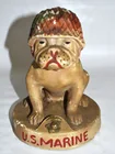  Preview image for U. S. MARINES CHALKWARE BULL DOG, C. 195 