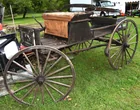  Preview image for COUNTRY PINE PAINTED BUCKBOARD WAGON, C. 