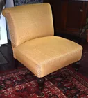  Preview image for CLASSICAL EMPIRE WALNUT SLIPPER CHAIR, C 