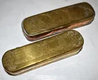  Preview image for (2) REGENCY ENGRAVED BRASS TOBACCO BOXES 