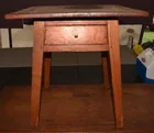  Preview image for CHERRY SPLAY LEG TABLE, SINGLE DRAWER, C 