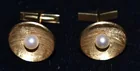  Preview image for DECO 14 KT. YELLOW GOLD/PEARL CUFF LINK 