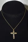  Preview image for DECO 14 KT. Y/GOLD BIRTH CROSS W/SAPPHIR 