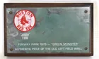  Preview image for 1976 BOSTON RED SOX AUTH.PIECE OF "THE G 