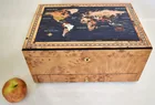  Preview image for FINE OYSTER BURL MAPLE CIGAR HUMIDOR, 20 