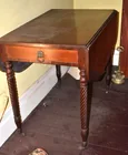  Preview image for SHERATON MAHOGANY DROP SIDE TABLE, C. 18 