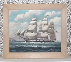  Preview image for O/C US 3 MASTED SHIP SIGNED H.H. HOWE 
