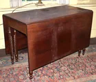  Preview image for SHERATON WALNUT DROP LEAF TABLE, 19TH C. 