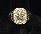  Preview image for ART DECO EASTERN STAR 14 KT. WHITE GOLD/ 