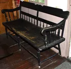  Preview image for COUNTRY PAINTED (BLACK) PINE DECONS BENC 
