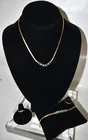 Preview image for SET (4) DECO 14 KT. YELLOW GOLD/EMERALD 