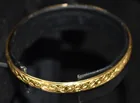  Preview image for EUROPEAN 15 KT. Y/G BANGLE BRACELET, C. 