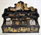  Preview image for CHINESE GILT DECORATED PAPER MACHE DESK 