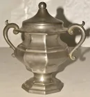  Preview image for EARLY AMERICAN PEWTER SUGAR BOWL SIGNED 