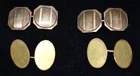  Preview image for ART DECO 14KT YELLOW GOLD CUFF LINKS 