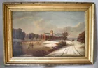  Preview image for O/C WINTER LANDSCAPE W/SKATERS ATTRIB; K 