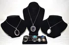  Preview image for S/W STYLE GERMAN SILVER/HARDSTONE PEND. 