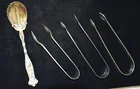  Preview image for EARLY COIN/STERLING SUGAR TONGS/ENAMELED 