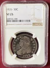  Preview image for Graded 1826 Capped Bust Silver Half 