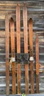  Preview image for Six Older Wooden Skis - Two Pairs & Two 