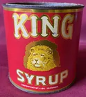  Preview image for King Syrup Double Sided Advertising Tin 