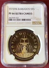  Preview image for Graded 1973FM Barbados Silver Five 