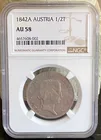  Preview image for Graded 1842A Austria Silver 1/2 Tolar - 