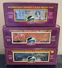  Preview image for Three Die Cast M.T.H. Train Cars in 
