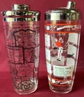  Preview image for Two Collectable Glass Cocktail Shakers - 