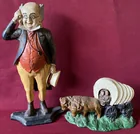  Preview image for Two Vintage Cast Iron Doorstops - Oxen 