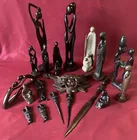  Preview image for Several African Hand-Carved Wooden 
