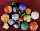  Preview image for Sixteen Older Glass Marbles - Various 