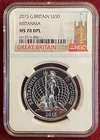  Preview image for Graded 2015 G. Britian Silver 50 Pound 