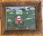  Preview image for Framed Folk-Art Style Painting 'The 