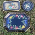  Preview image for Three Various Toleware Trays 