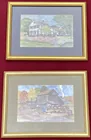  Preview image for Two Framed Watercolor Lithograph Prints 