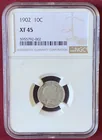 Preview image for Graded 1902 Barber Silver Dime - XF45 by 