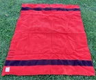  Preview image for Hudson Bay Red and Black Wool Blanket - 
