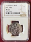  Preview image for Graded 2013 France Silver 10 Euros Coin 