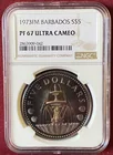  Preview image for Graded 1973FM Barbados Silver Five 