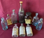  Preview image for Old Glass Bottles - Some with Paper 