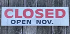  Preview image for Double Sided Wooden Sign 'Closed Open 