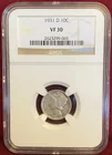  Preview image for Graded 1931-D Mercury Silver Dime - VF30 
