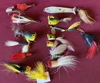  Preview image for Rare Old Fishing Flies, Poppers, Lures, 