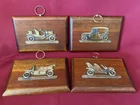  Preview image for Four Classic Car Plaques 