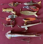  Preview image for Ten Older Rare Metal and Brass Fishing 