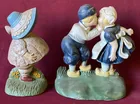  Preview image for Two Cast Iron Doorstops - Boy and Girl 
