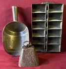  Preview image for Cast Iron Pan, Grain Scoop, and Cow Bell 