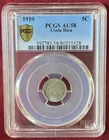  Preview image for Graded 1910 Cost Rica Silver 5 Centimos 